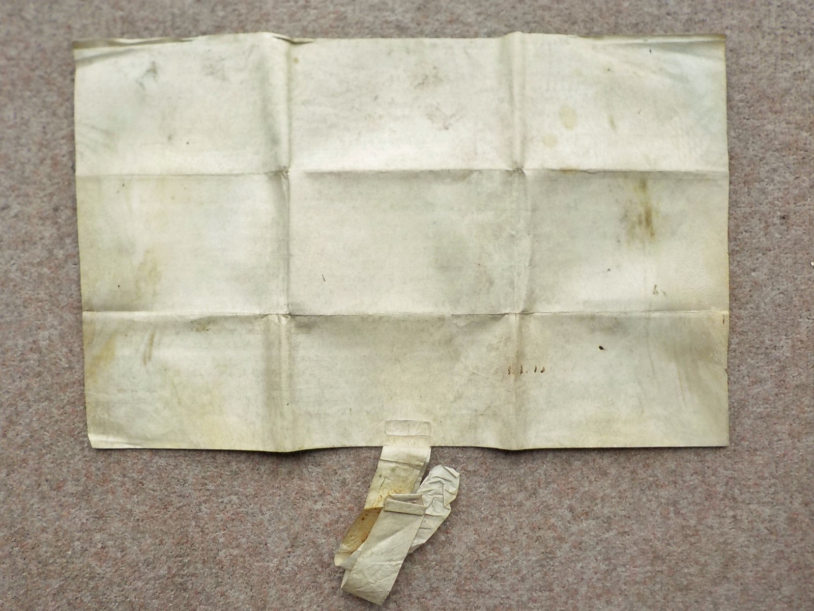 1621 Latin Vellum Deed Document ornate Calligraphy reign of King James 1st