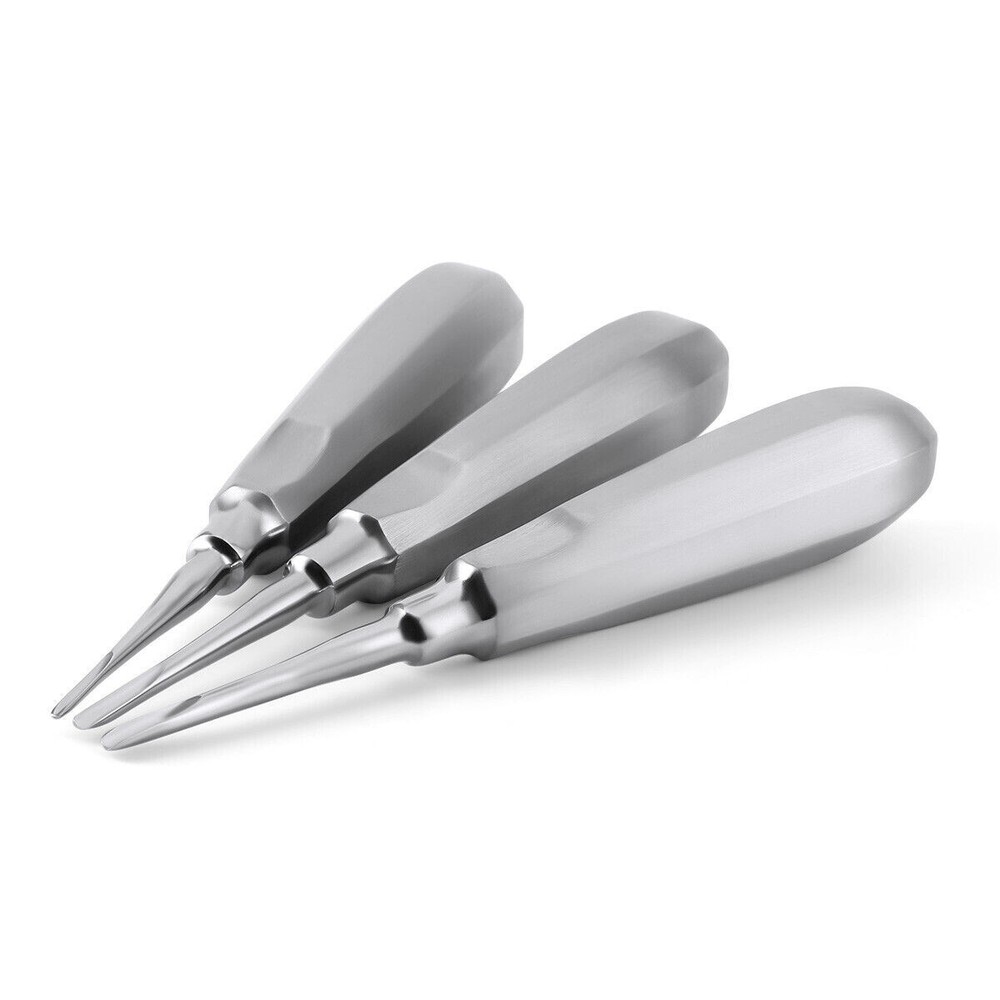 Dental Tooth Extraction Forcep Plier Elevator Root Tip Extractor Straight/Curved