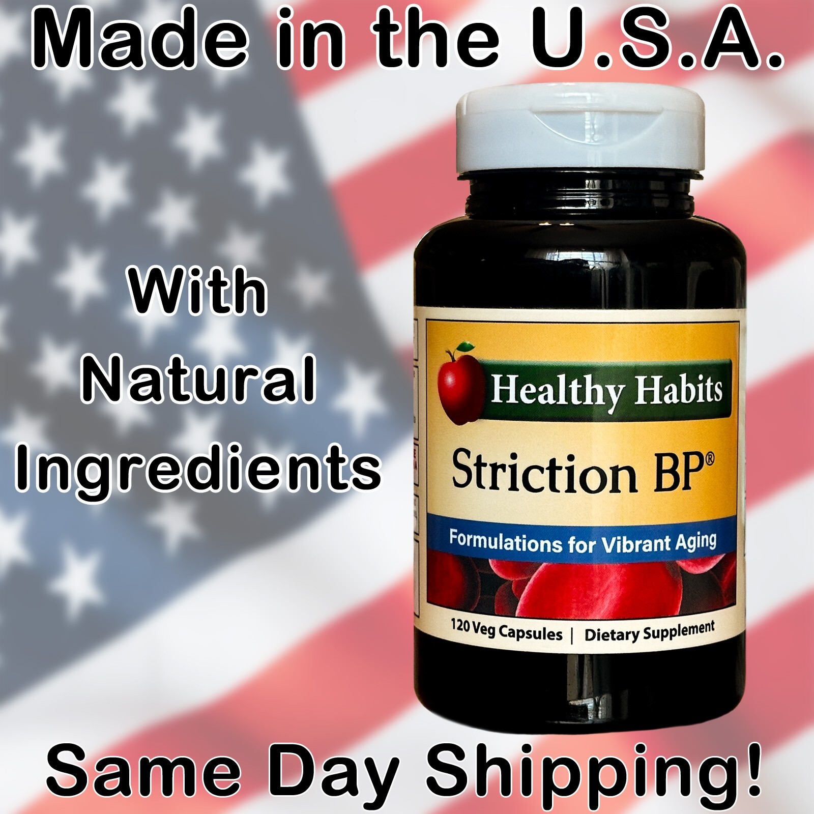 Striction BP Advanced Formula Support Healthy Blood Pressure FREE SHIPPING