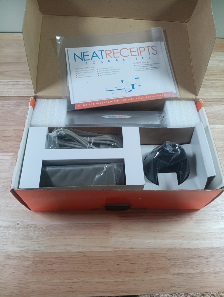 Neat Receipts Scanalizer Mobile Doc Scanner Digital Filing System New