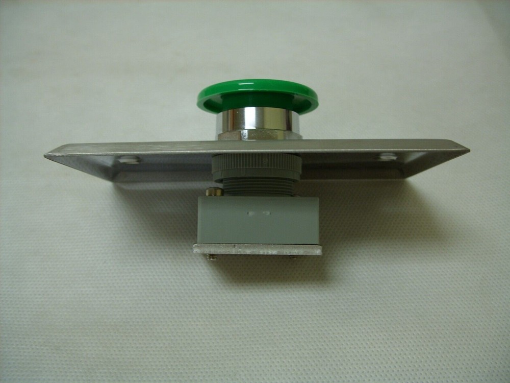 ASP - Pneumatic Time Delay - Request To Exit Button - Mushroom / Green ASP-14