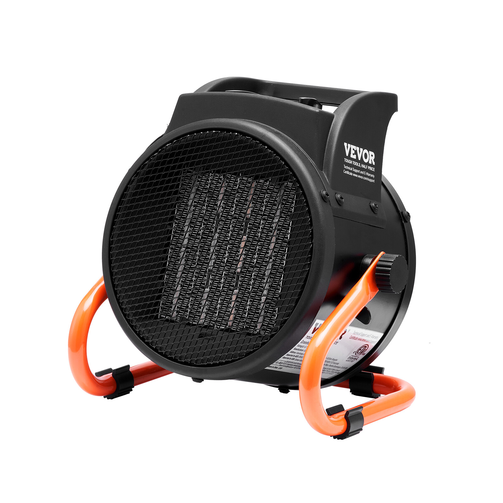 VEVOR Greenhouse Heater 1500W PTC Fast Heating Overheat Protection 3-Speed