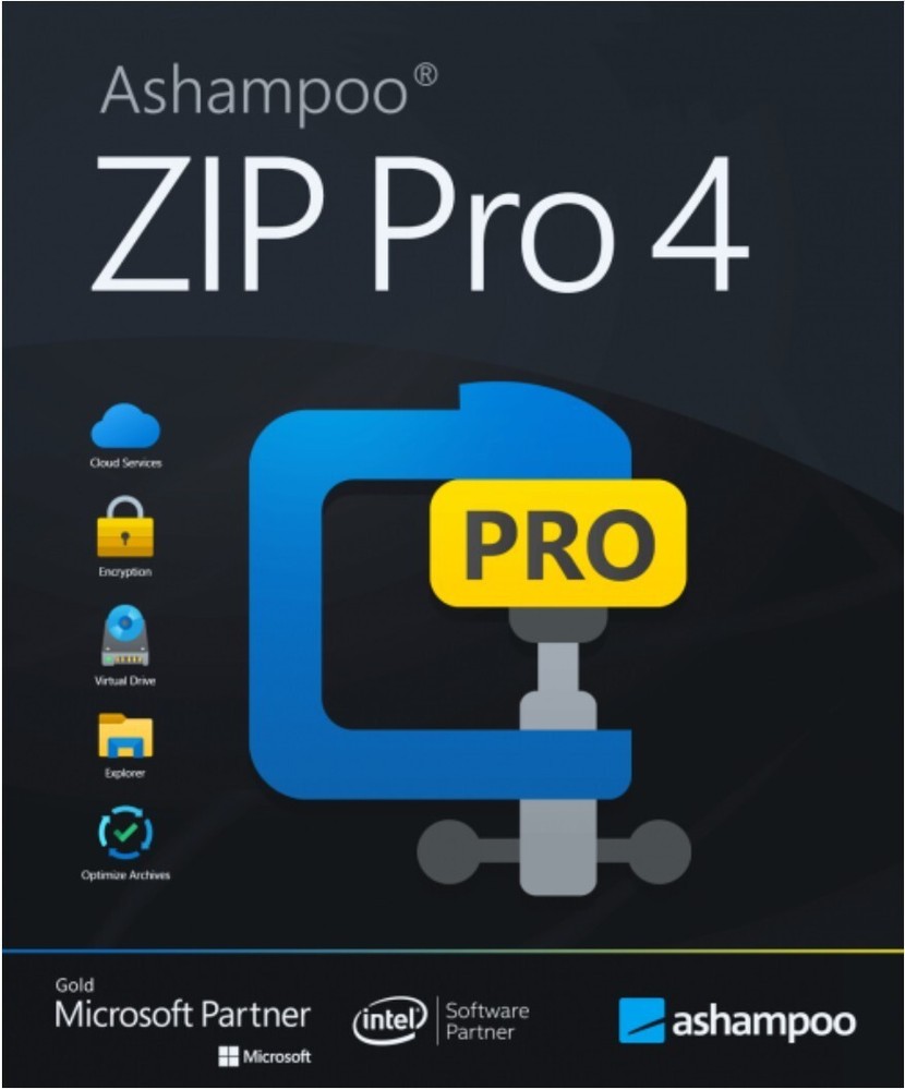 Ashampoo ZIP Pro 4 - Compress, extract, encrypt - Back up files at lightning