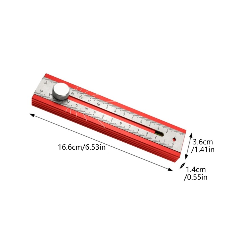 Practical Woodworking Measuring Device Crafted From Lightweight Yet Strong Alloy