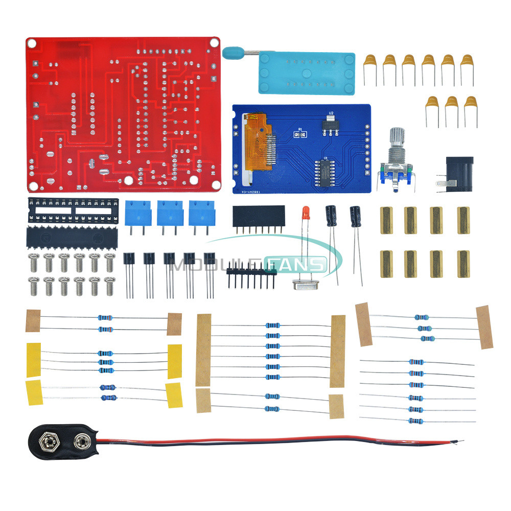 LCD 12864 Mega328 Transistor Tester Diode Capacitance DIY Kit LCR Meter