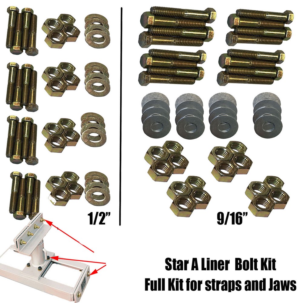 Star-A-Liner Deluxe Anchoring Bolt Kit. Replacement Bolt kit.