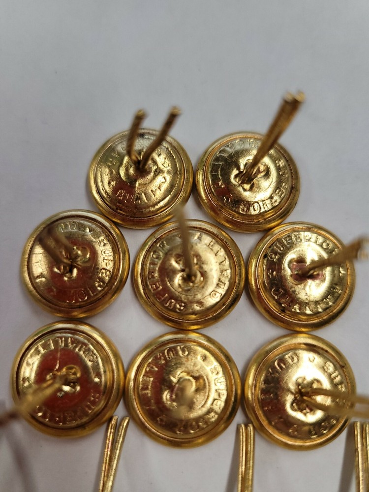 "S" Monogram Hat Prong Buttons 12ct.