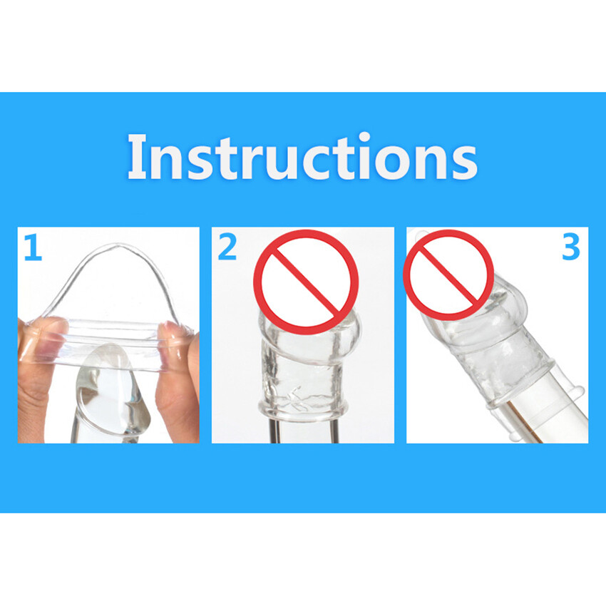 2PCS/Set Penis Glans Foreskin Phimosis Curing Correction Ring For Man-Supplement