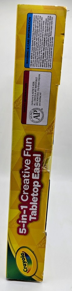 Crayola 5-In-1 Creative Fun Tabletop Easel - 5 Different Drawing Surfaces NIB