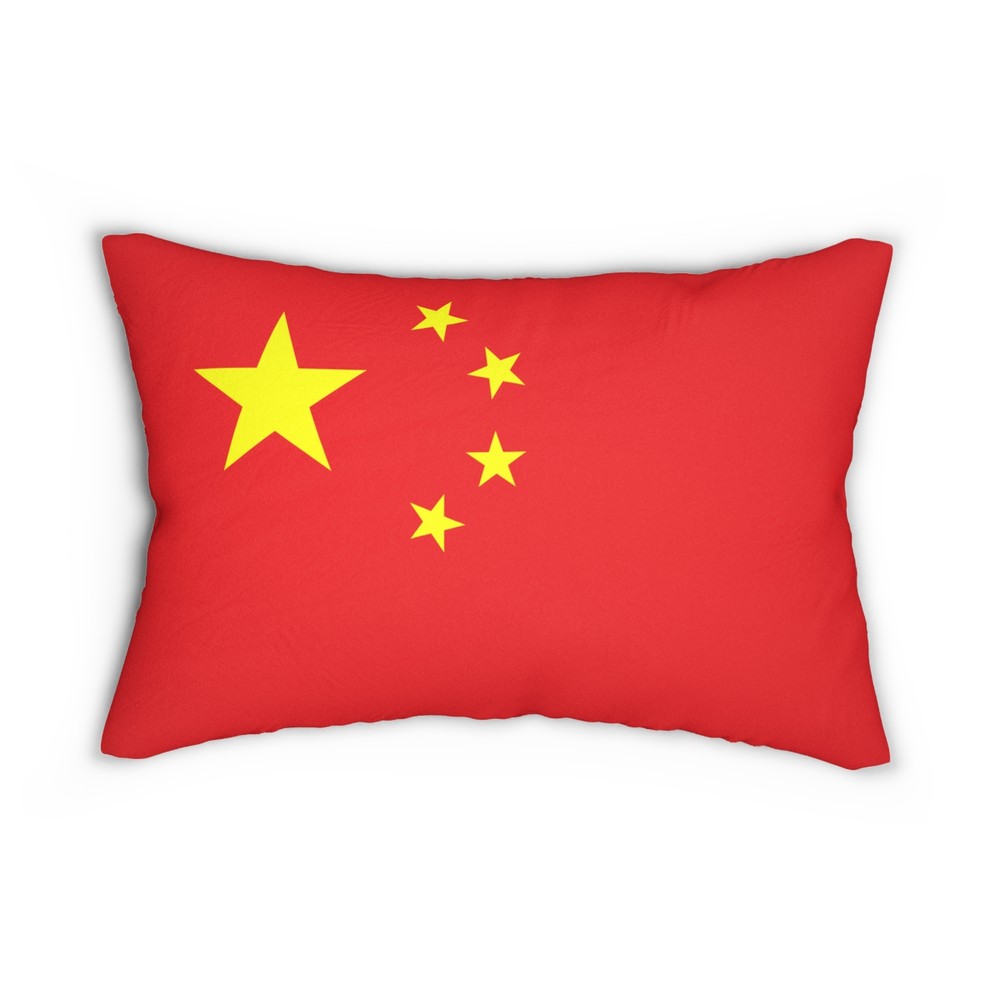 China Flag Lumbar Pillow