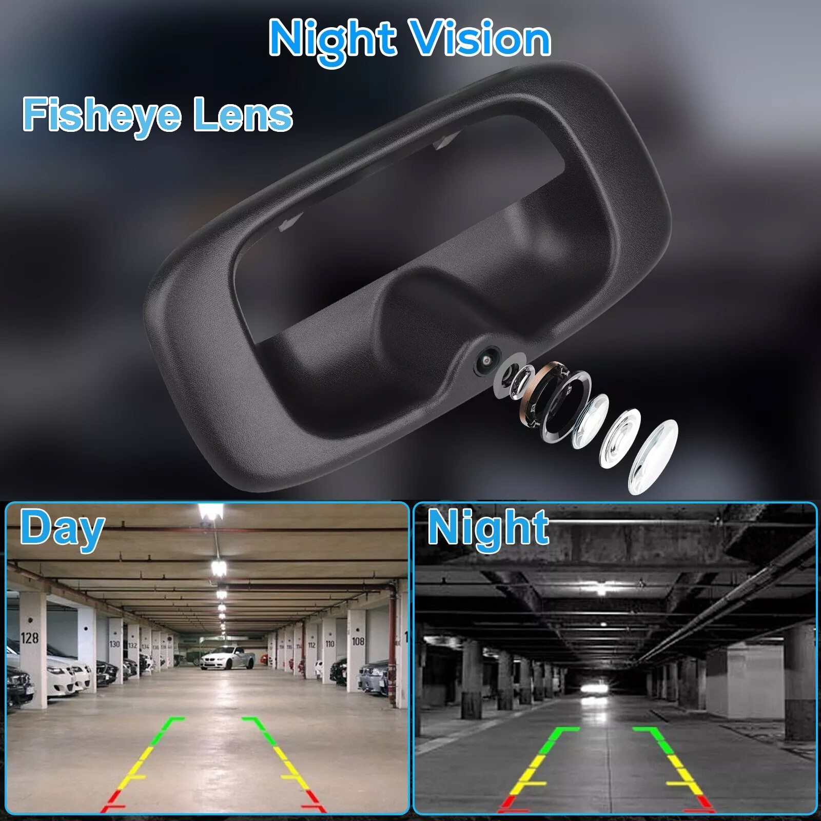 Rearview Backup Camera For Chevrolet Silverado/GMC Sierra (1999-2006 Models)