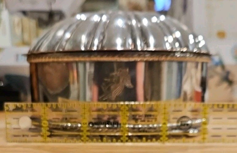 VTG Silverplate Clam Shell Hinged Box Friedman Silver Co Hallmarked Rare Coastal