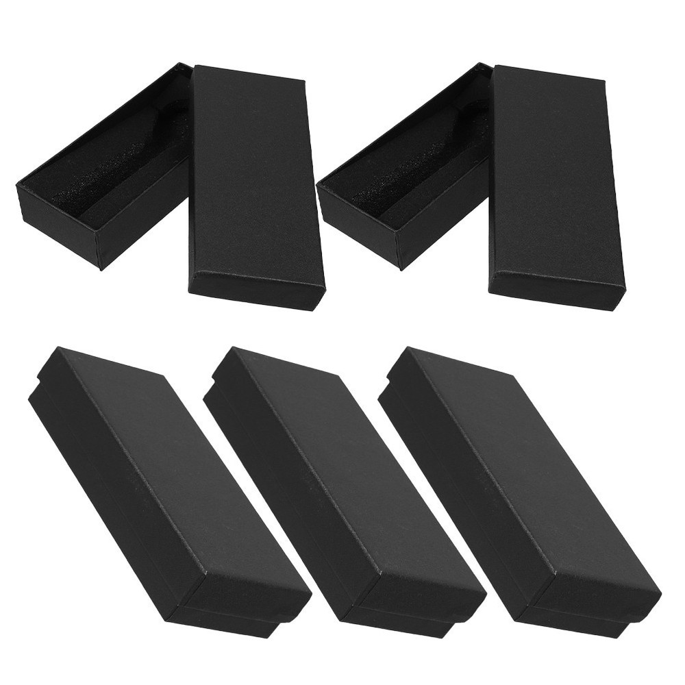 5 Pcs Presentation Boxes for Watches Holder Men Single Display Case