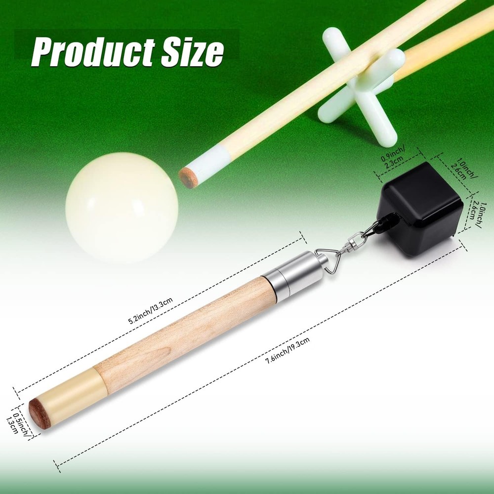Chalk Holder for Billiards Pool Cue Chalk Holder Pricker