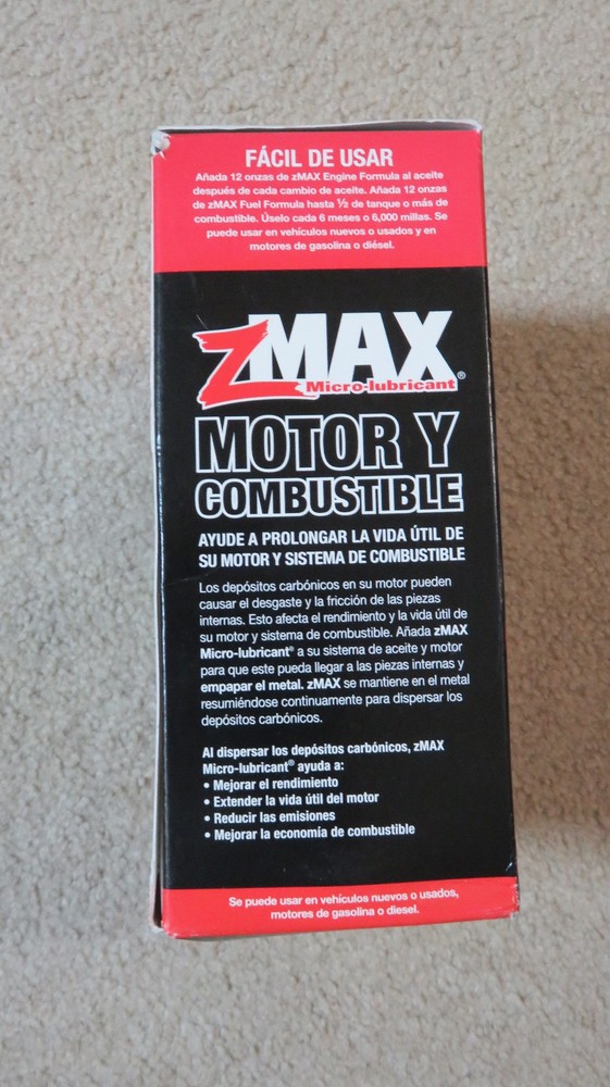 NEW zMAX Engine & Fuel Formulas Kit (2 pack) - 12 oz. each bottle