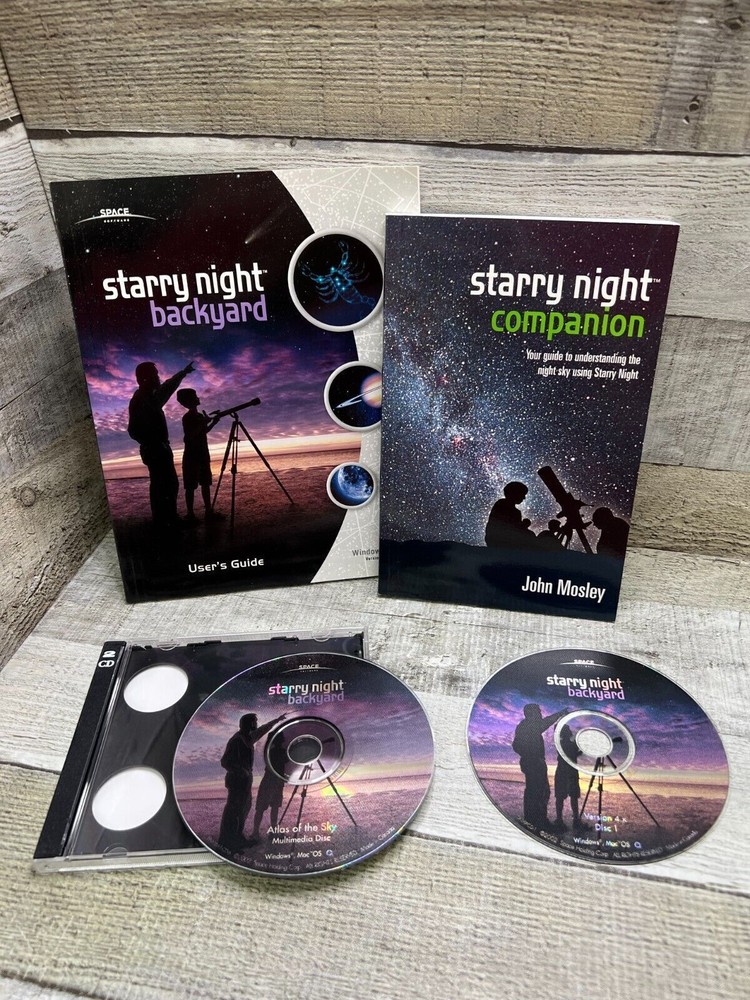 Starry Night Backyard 4.X Astronomy Software Windows Mac Version 4.X