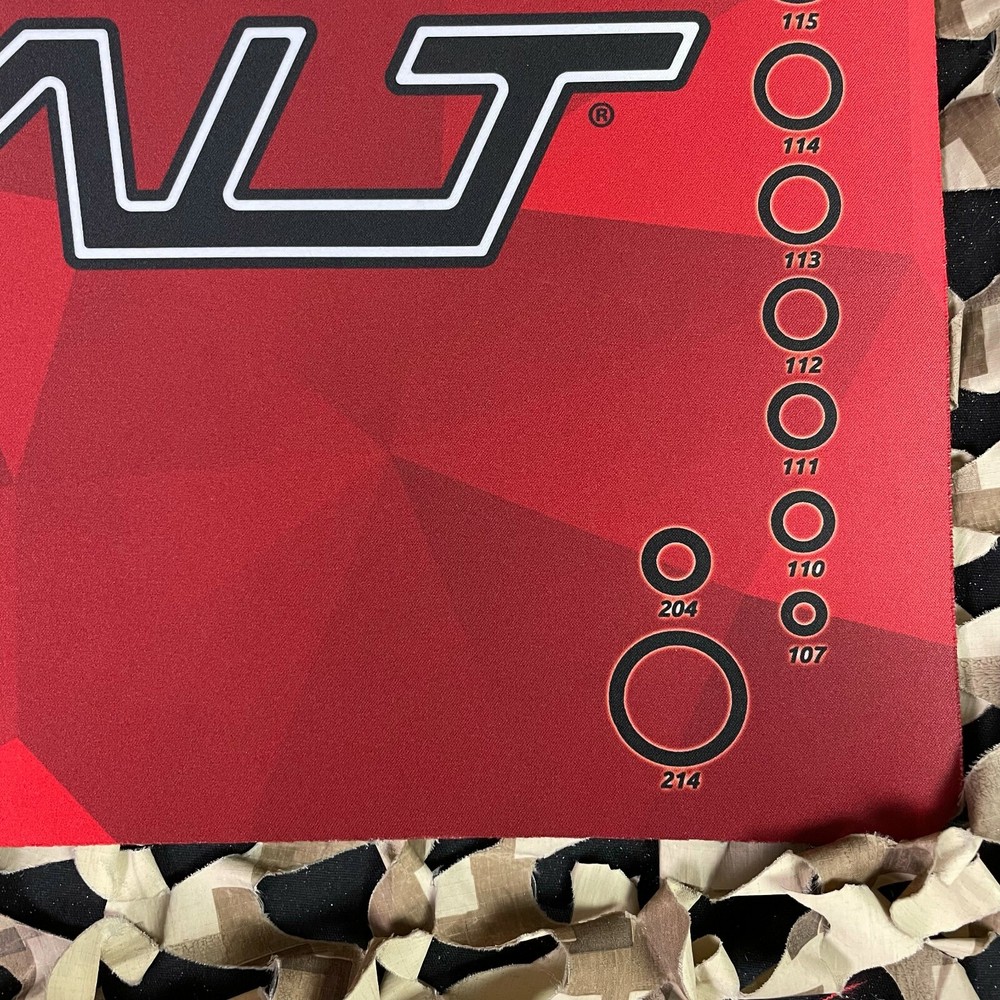 NEW Exalt V2 Paintball Tech Mat - Small - Red