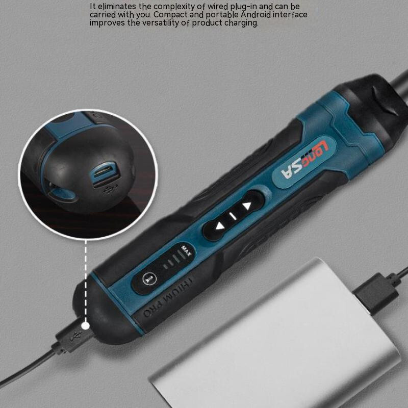 Wireless torque adjustment electric screwdriver multifunctional small rechargeab