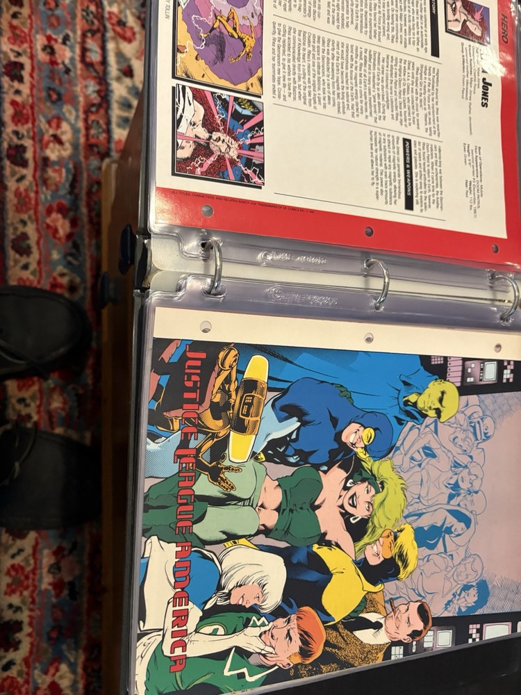 Comic Book Bio Binder