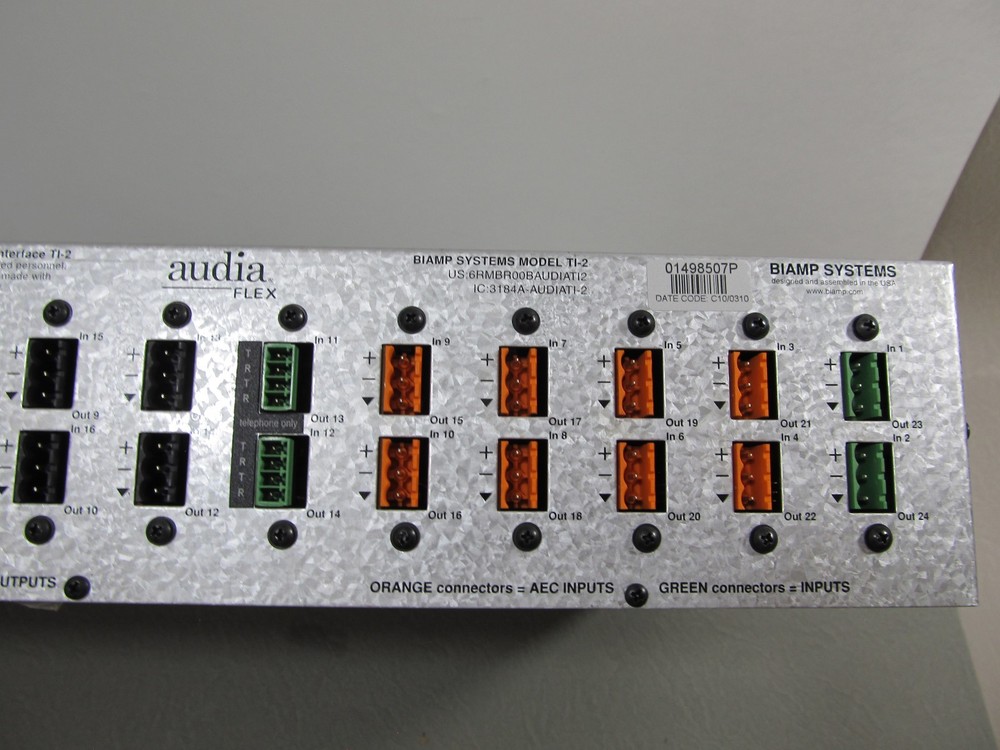 BiAmp Audia Flex TI-2 Digital Audio Processor ****