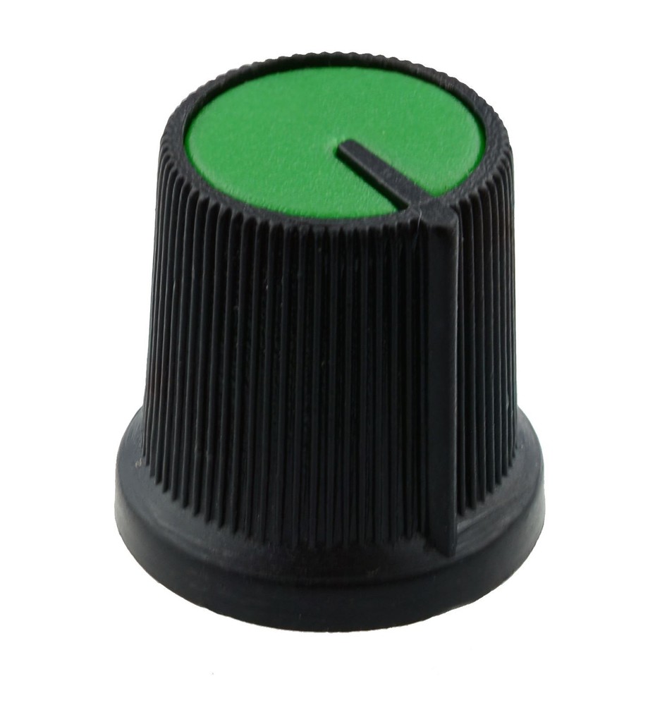 Green 6mm Pointer Control Knob Potentiometer