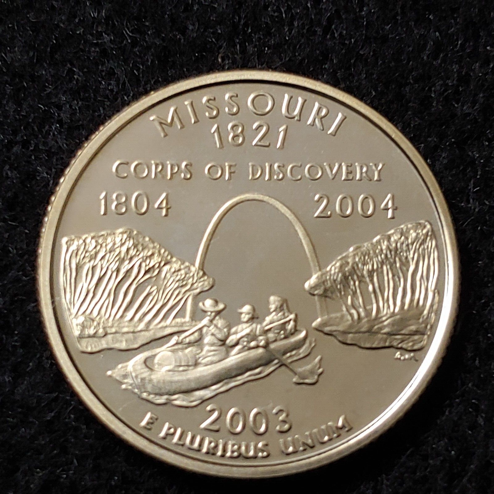 2003-S Missouri State Clad S Proof Quarter uncirculated