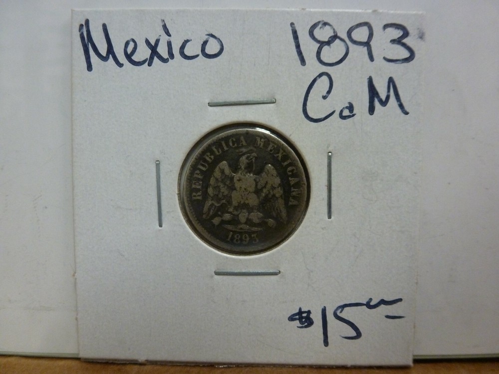 1893 Mexico Ca M - 10 Centavos Silver