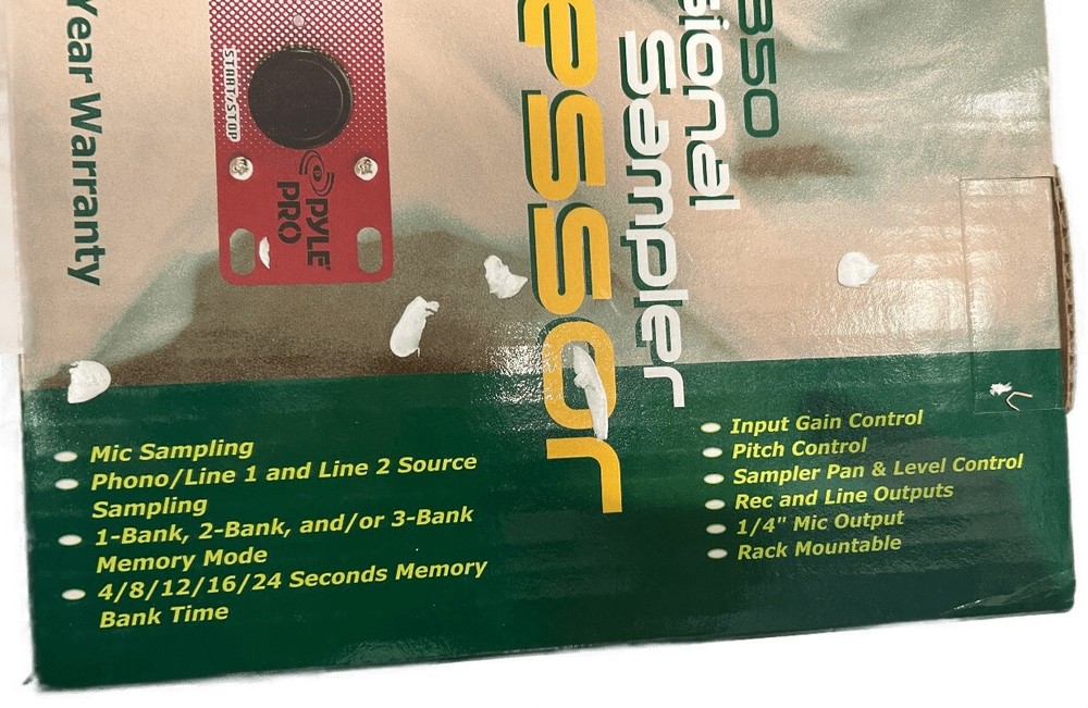 Pyle-Pro PDSP850 19'' Rack Mount Professional Digital Processor Sampler NIB