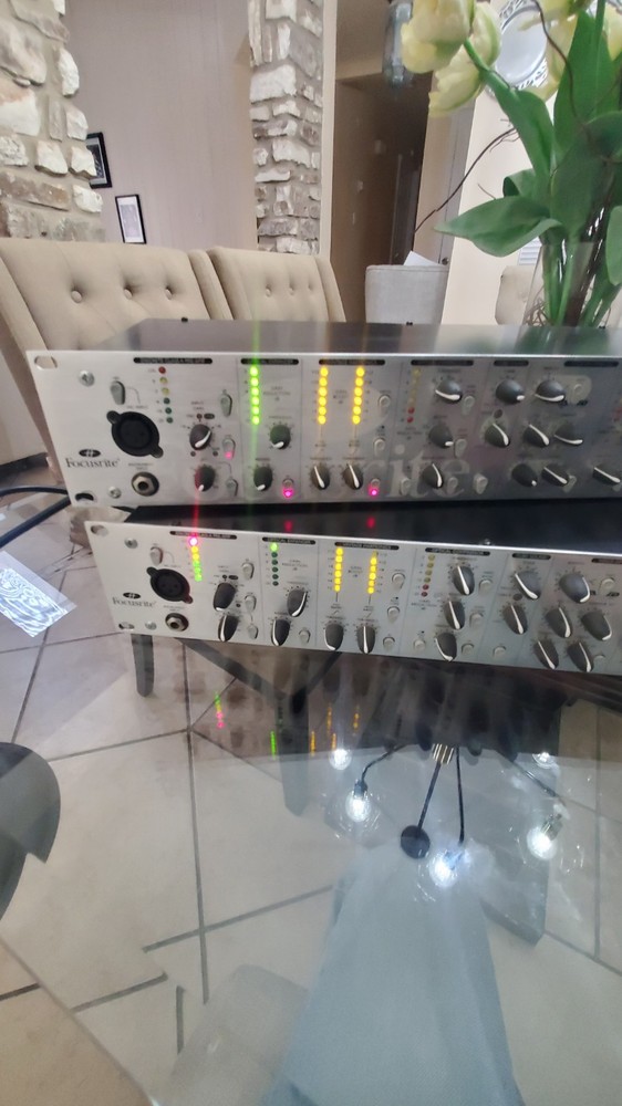 lot 2 Focusrite Voice Master Pro Mic Preamp Compressor Audio Interface