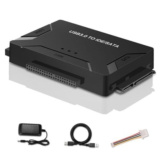 USB 3.0 to SATA IDE Adapter, Universal Hard Drive Reader Converter for