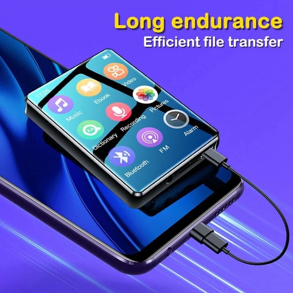 MP4 Player 2.4 inch Ultra HD Touch Screen Video Player Support Multi-Language
