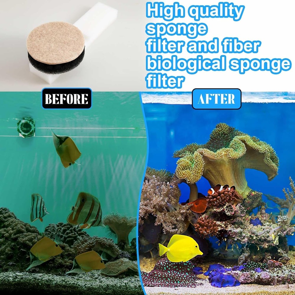 28 Pcs Compatible with Fluval Fx4/Fx5/Fx6 Aquarium Media Kits Replacement Filter