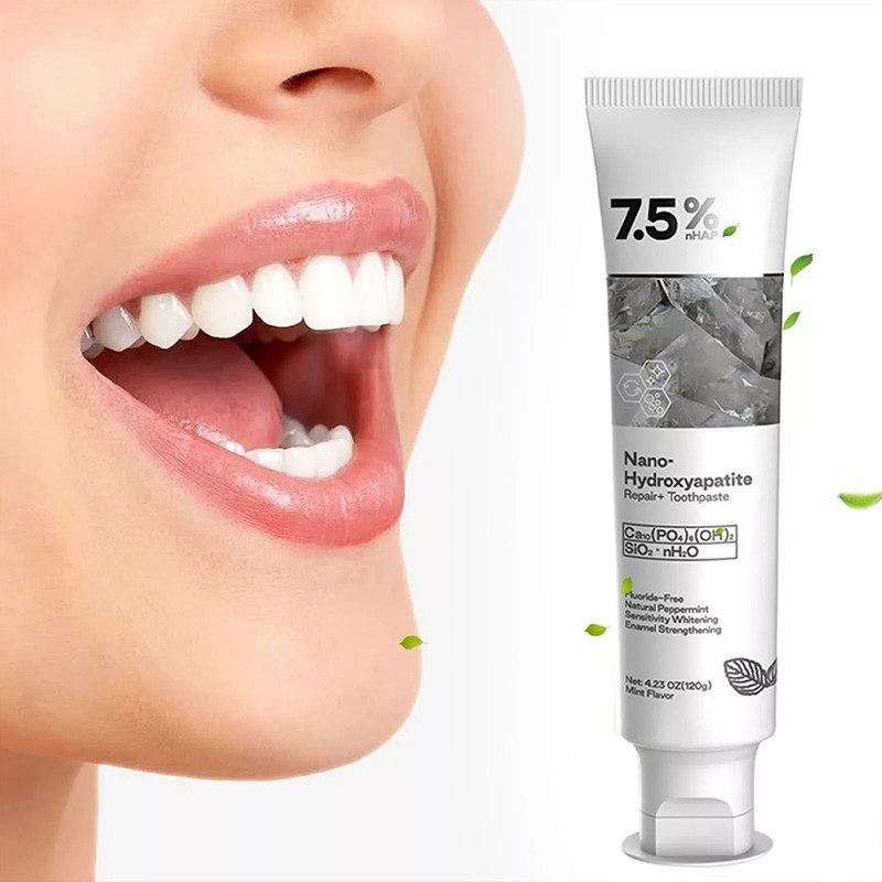 7.5% Hydroxyapatite Toothpaste Remove Yellow Tooth Stains For Sensitive Teeth~👍