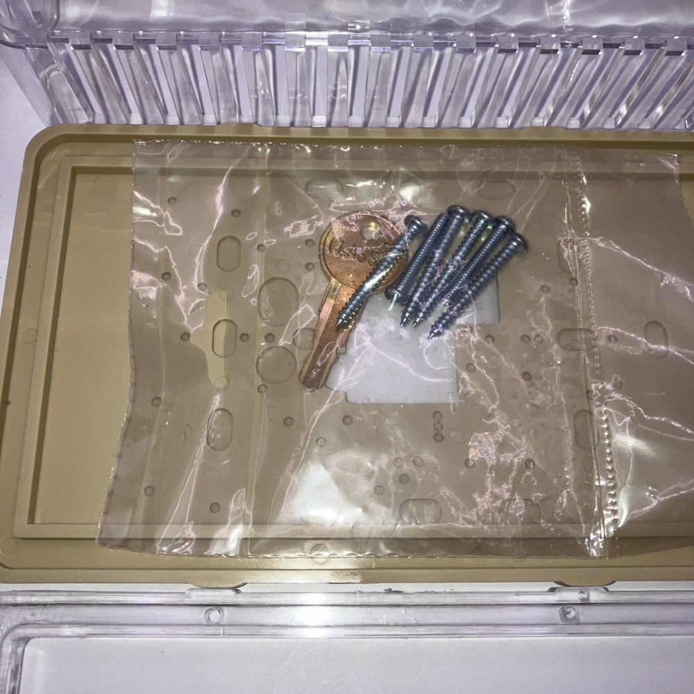 White Rodgers 7702 Universal Clear Plastic Locking Thermostat Guard