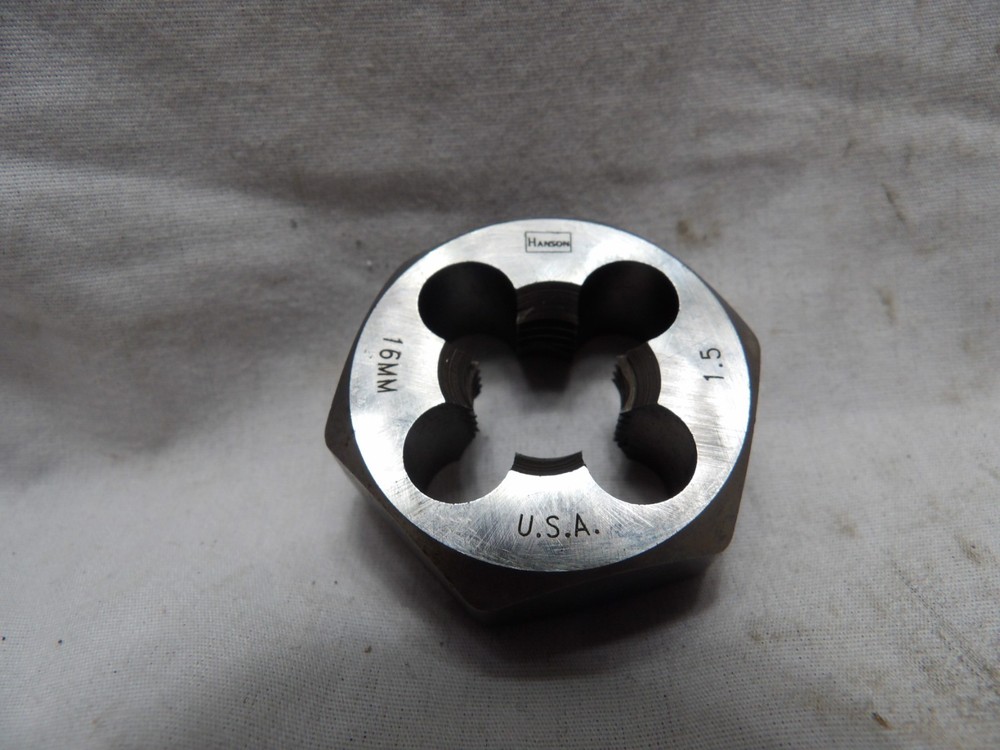 Hanson 16mm - 1.5 Hand Threading Die - USA