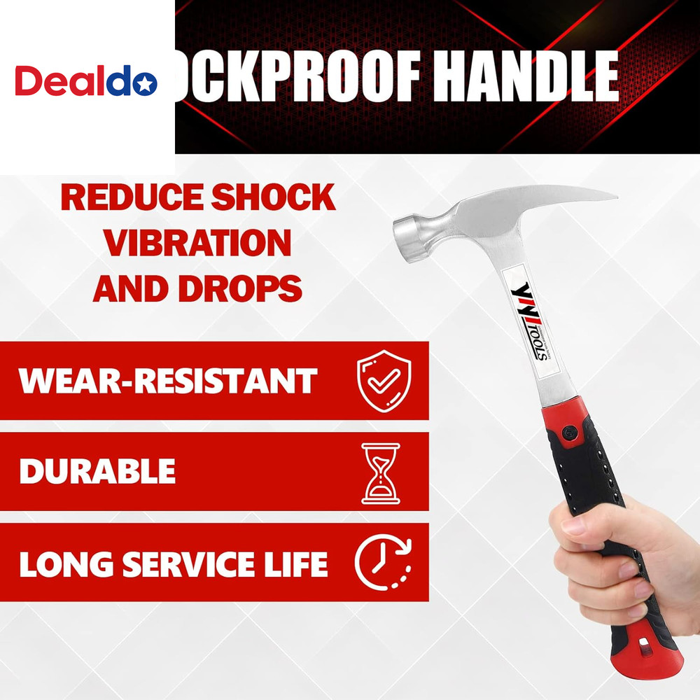 Claw Hammer Forged in One Piece- 16OZ