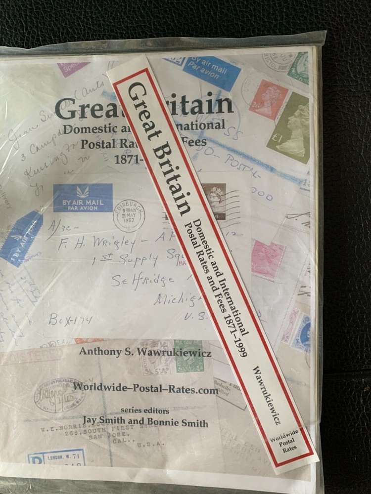Great Britian Domestic International Postal Rates Fees Anthony Wawrukiewicz