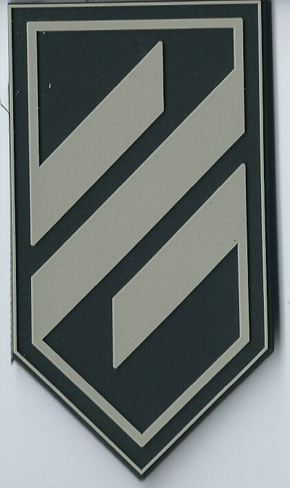 Grey Third Brigade 3D PVC Ukrainian patch