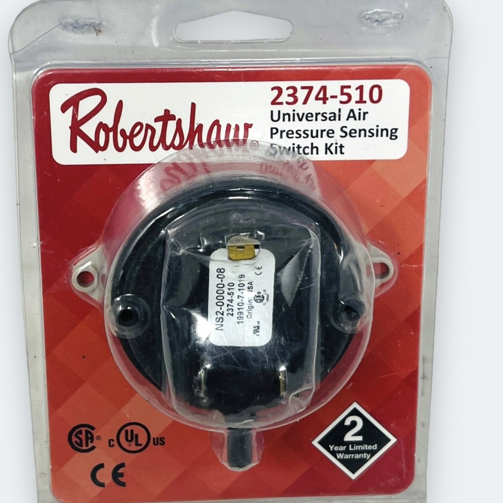 Universal Air Pressure Sensing Switch Kit Robertshaw 2374-510