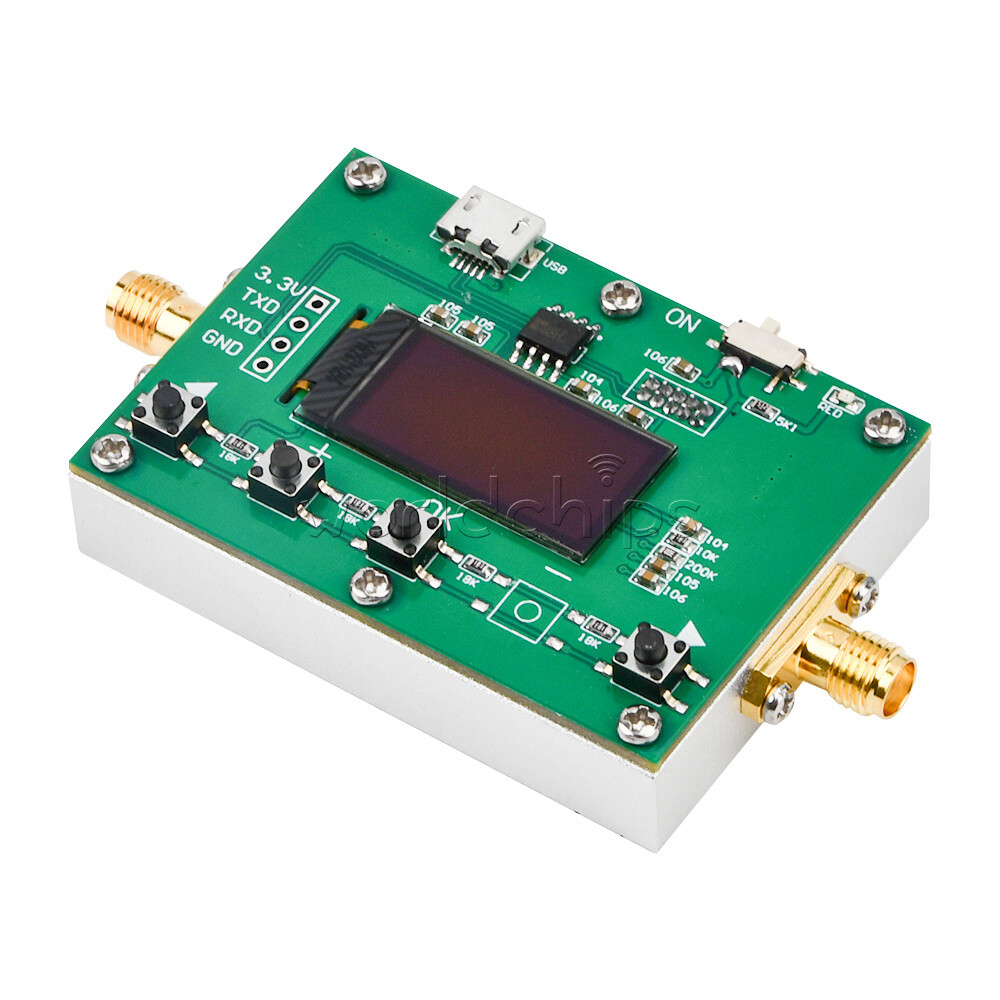 6Ghz RF Digital Attenuator 30DB Step 0.25DB OLED Pogrammable Attenuator Module