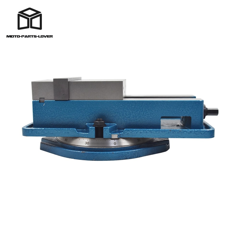 5'' Milling Machine Lockdown Vise Swiveling Base Hardened Base Bench Vise