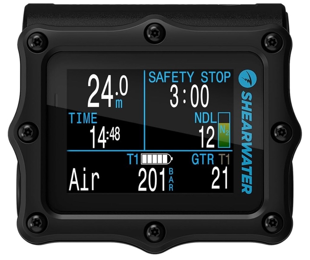 Shearwater Perdix 2 Ti Dive Computer - Back (13302)