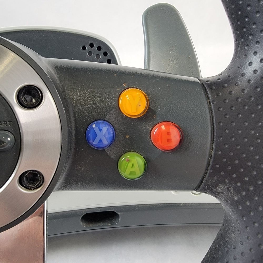 Microsoft Xbox 360 Wireless Racing Steering Wheels Controller & Pedals Only