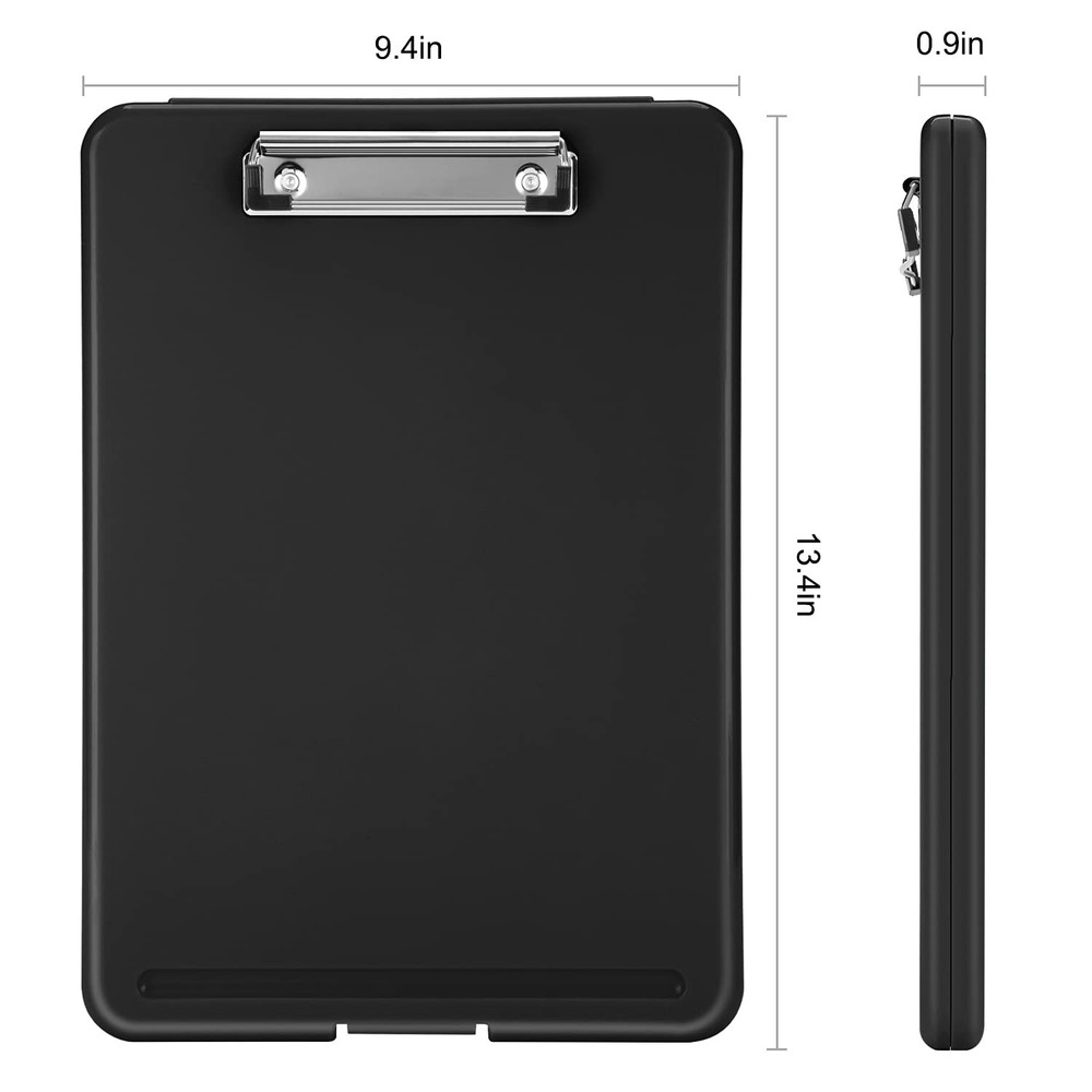 Clipboard with Storage Plastic Folding Clipboard Organizer