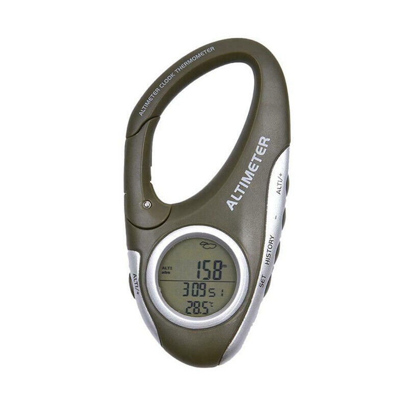 Hiking Mountaineering Digital Altimeter Barometer with Thermometer Backlight