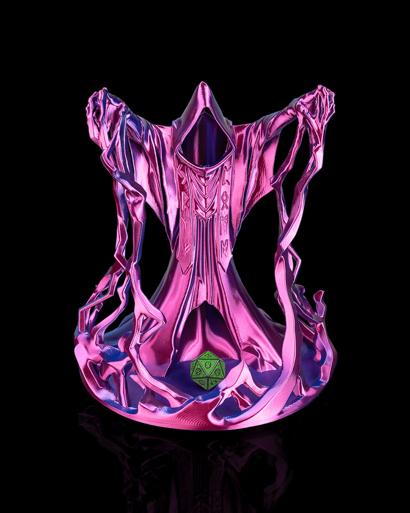 BEHOLD THE WIZARD DICETOWER/3D Printed Dice Roller – RPG DnD Tabletop Diceroller