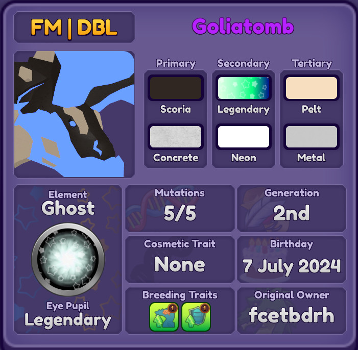 Goliatomb | Dragon Adventures | DA | Roblox