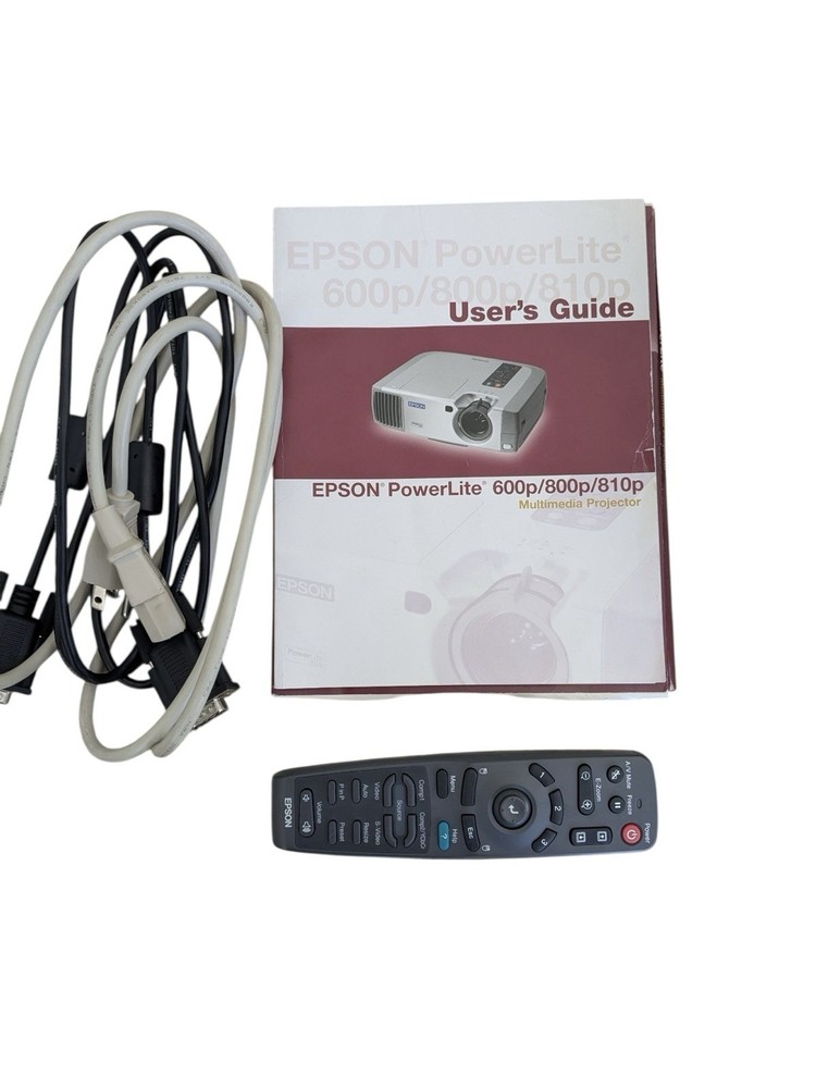 EPSON PowerLite 810p EMP-810 LCD Projector - Works