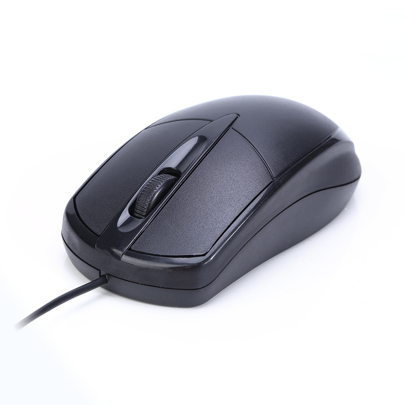 USB 2.0 Optical Wired Scroll Wheel Mouse PC Laptop Notebook Desktop Black Lot