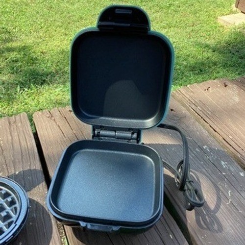 Dash Aqua Mini Waffle Maker and Griddle Set Aqua Teal